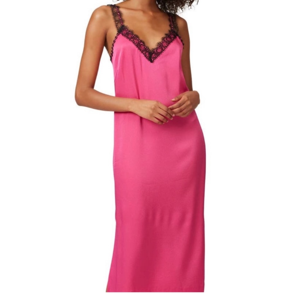 Jason Wu Pink Crepe Back Satin Dress